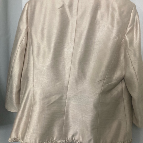 Women's KASPER Open Taffeta Jacket Tunic Size 18 EUC - Picture 7 of 10